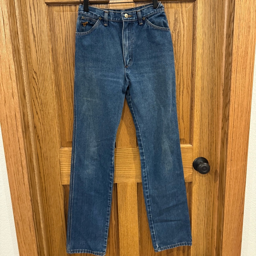 Wrangler Vintage No-Fault USA Jeans Size 8 High Rise Straight Leg